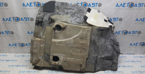 Floor covering left Toyota Camry v55 15-17 usa beige, rust on staples, for dry cleaning