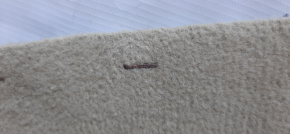Floor covering left Toyota Camry v55 15-17 usa beige, rust on staples, for dry cleaning