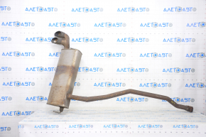 Muffler rear part with barrel Jeep Renegade 15- awd Limited rusty, dented pipe