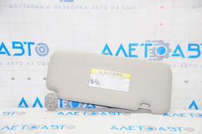 Left visor Hyundai Sonata 20-23 gray, without panorama, without hook