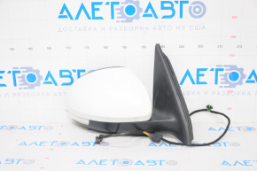 Side mirror right VW Tiguan 09-17 6 pins, turn signal, heated, white, contact with water