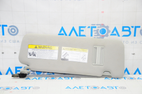 Left visor Kia Sorento 16-17 without panorama, beige, without hook
