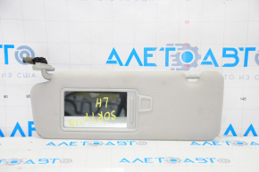 Left visor Kia Sorento 16-17 without panorama, beige, without hook