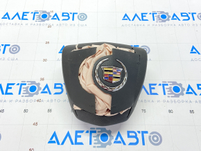 Cadillac ATS 13 driver's steering wheel airbag, black, detonated