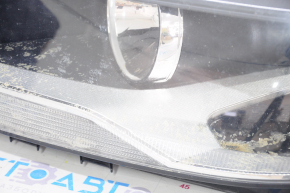 Headlight front left VW Tiguan 12-17 rest halogen, water damage