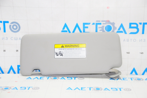 Right visor Hyundai Tucson 16-18 without panorama, gray, without hook, butt