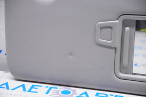 Right visor Hyundai Tucson 16-18 without panorama, gray, without hook, butt