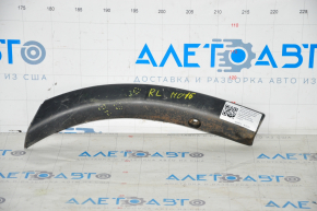 Rear left rear wing arch trim Mitsubishi Outlander 14-21 on the bumper scratches, chips, broken fastening, rubbed