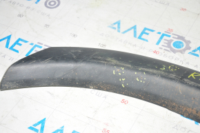 Rear left rear wing arch trim Mitsubishi Outlander 14-21 on the bumper scratches, chips, broken fastening, rubbed