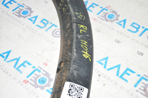 Rear left rear wing arch trim Mitsubishi Outlander 14-21 on the bumper scratches, chips, broken fastening, rubbed