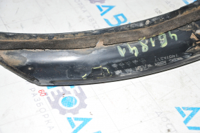 Rear left rear wing arch trim Mitsubishi Outlander 14-21 on the bumper scratches, chips, broken fastening, rubbed