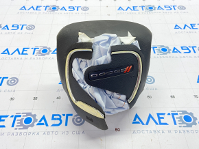 Airbag in the steering wheel driver's Dodge Charger 15-23 rest, black, shot, peeled chrome