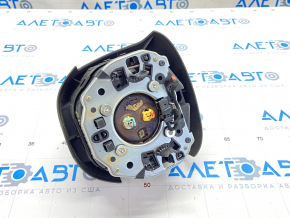 Airbag in the steering wheel driver's Dodge Charger 15-23 rest, black, shot, peeled chrome