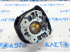 Airbag in the steering wheel driver's Dodge Challenger 15-23 black, shot, peeled chrome
