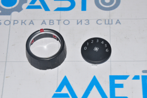 Fan speed knob VW Passat b7 12-15 USA manual