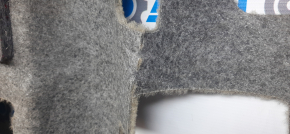 Rear floor covering Toyota Sequoia 08-16 beige, torn, needs dry cleaning