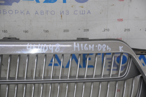 Grill grill Toyota Highlander 08-10 hybrid, with emblem, sand