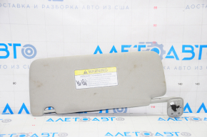 Right visor Kia Optima 16-20 gray, without hook, scratches, for dry cleaning