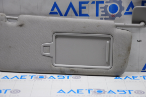 Right visor Kia Optima 16-20 gray, without hook, scratches, for dry cleaning