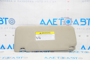 Right visor Kia Optima 16 - beige, without hook, scratches, dry cleaning