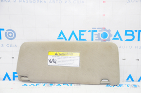 Left visor Kia Optima 16 - beige, without hook, scratches, dry cleaning