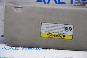 Left visor Kia Optima 16 - beige, without hook, scratches, dry cleaning