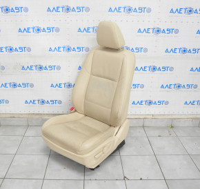 Driver's seat Lexus ES300h ES350 13-18 with airbag, electric, beige leather, heating, ventilation, worn