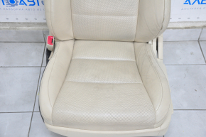 Driver's seat Lexus ES300h ES350 13-18 with airbag, electric, beige leather, heating, ventilation, worn