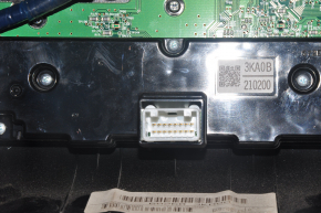 Climate control and audio control Nissan Pathfinder 13-20 without navigation black gloss, scratches