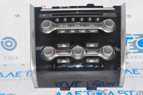 Climate control and audio control Nissan Pathfinder 13-20 without navigation black gloss, scratches