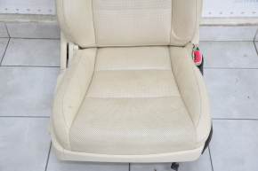Passenger seat Lexus ES300h ES350 13-18 with airbag, electric, beige leather, heating, ventilation, worn