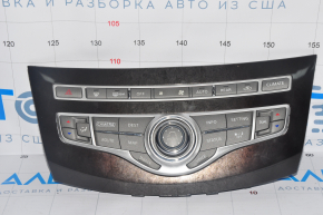 Display and climate control control Infiniti JX35 QX60 13-15 prerest, wood trim brown