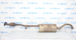 Exhaust line middle part Toyota Highlander 08-13 hybrid, with catalytic converter, rusty, dented