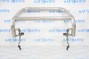 Front bumper guard Toyota Highlander 08-13 chrome, complete with brackets, dented, bumps, bent mount