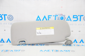 Right visor Hyundai Santa FE Sport 13-18 gray, without hook, tear