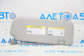 Left sun visor for Hyundai Santa FE Sport 13-18, gray, without hook