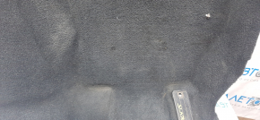 Subaru Legacy 15-19 black floor covering, torn fasteners, dry cleaning required