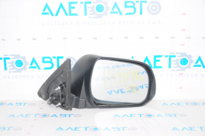 Side mirror right Toyota Highlander 08-13 7 pins, heated, silver, worn