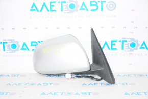 Side mirror right Toyota Highlander 08-13 7 pins, heated, silver, worn