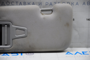 Left visor Hyundai Sonata 11-15 light gray, without hook, dry cleanable