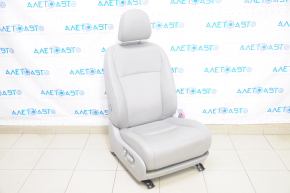 Passenger seat Toyota Highlander 08-13 with airbag, leather, gray, electric