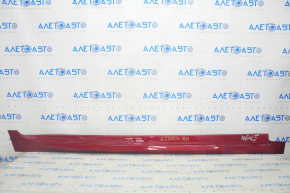 Right threshold Lexus ES300h ES350 13-18 red, scratches, broken fastener, fracture
