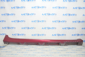 Right threshold Lexus ES300h ES350 13-18 red, scratches, broken fastener, fracture