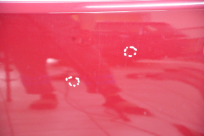 Door assembly rear left Lexus ES300h ES350 13-18 hybrid, keyless, red 3R1, bumps, dented, bump on chrome, painted 0.2