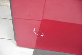 Door assembly rear left Lexus ES300h ES350 13-18 hybrid, keyless, red 3R1, bumps, dented, bump on chrome, painted 0.2