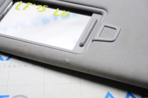 Left visor Hyundai Sonata 15-19 gray, without hook, tears, for dry cleaning