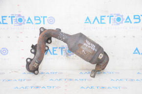 Front exhaust manifold with catalytic converter Toyota Highlander 08-10 hybrid, broken mount, rusty