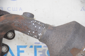 Front exhaust manifold with catalytic converter Toyota Highlander 08-10 hybrid, broken mount, rusty