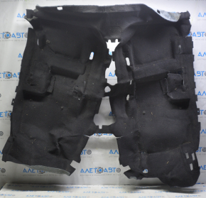 VW Beetle 12-19 black floor covering, torn, needs dry cleaning