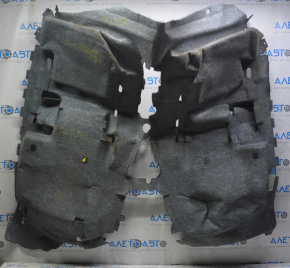 VW Beetle 12-19 black floor covering, torn, needs dry cleaning